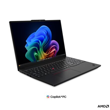 Lenovo ThinkPad T16 G5 AMD , Black , 16 , IPS , WUXGA , 1920 x 1200 pixels , Anti-glare , AMD Ryzen AI 5 PRO , 440 , 16 GB , SODIMM DDR5 , Solid-state drive capacity 512 GB , AMD Radeon 840M Graphics , Windows 11 Pro , 802.11be , Bluetooth version 5.4 , L