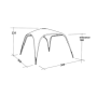 Outwell Event Lounge M 111362 Black/Grey
