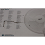 SALE OUT. , SALE OUT. Tristar Desk fan , VE-5724 , Desk fan , 40 W , Diameter 30 cm , Number of speeds 3 , Oscillation , White , DAMAGED PACKAGING
