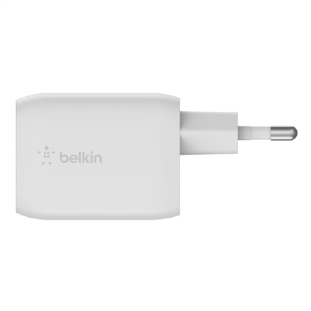 Belkin USB-C GaN PD PPS Dual Wall Charger, 65W , WCH013vfWH