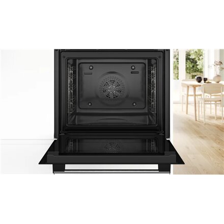 Bosch Oven , HBG517CS4 , 71 L , Electric , Hydrolytic , Control knob , Height 59.5 cm , Width 59.4 cm , Stainless steel