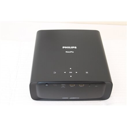 SALE OUT. Philips PicoPix Micro 2TV Mobile Projector, 854x480, 16:9, 600:1, Black , Philips PPX360/INT , FWVGA (854x480) , 200 ANSI lumens , Black , USED AS DEMO