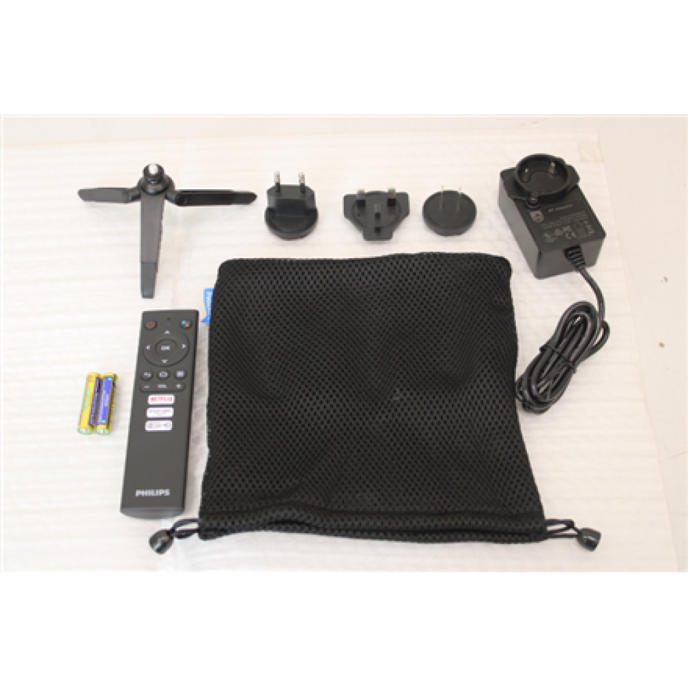 SALE OUT. Philips PicoPix Micro 2TV Mobile Projector, 854x480, 16:9, 600:1, Black , Philips PPX360/INT , FWVGA (854x480) , 200 ANSI lumens , Black , USED AS DEMO