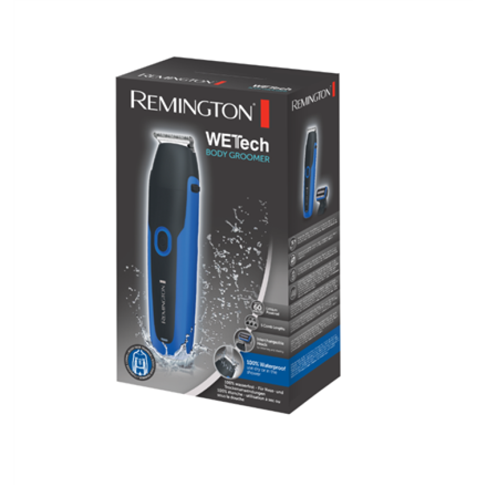 Remington , Body Trimmer , BHT6256 WETech , Cordless , Wet & Dry , Number of length steps 5 , Blue/Black