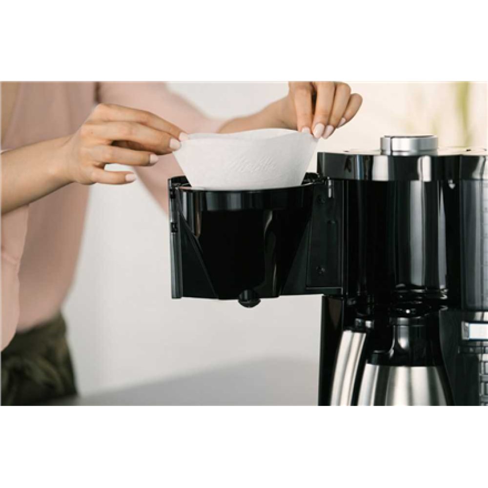 Melitta , Coffee Machine , 1025-18 , Drip , 1000 W , Silver/Black