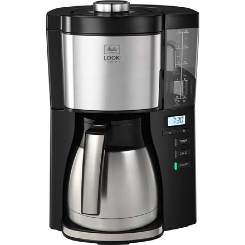 Melitta , Coffee Machine , 1025-18 , Drip , 1000 W , Silver/Black