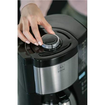 Melitta , Coffee Machine , 1025-18 , Drip , 1000 W , Silver/Black
