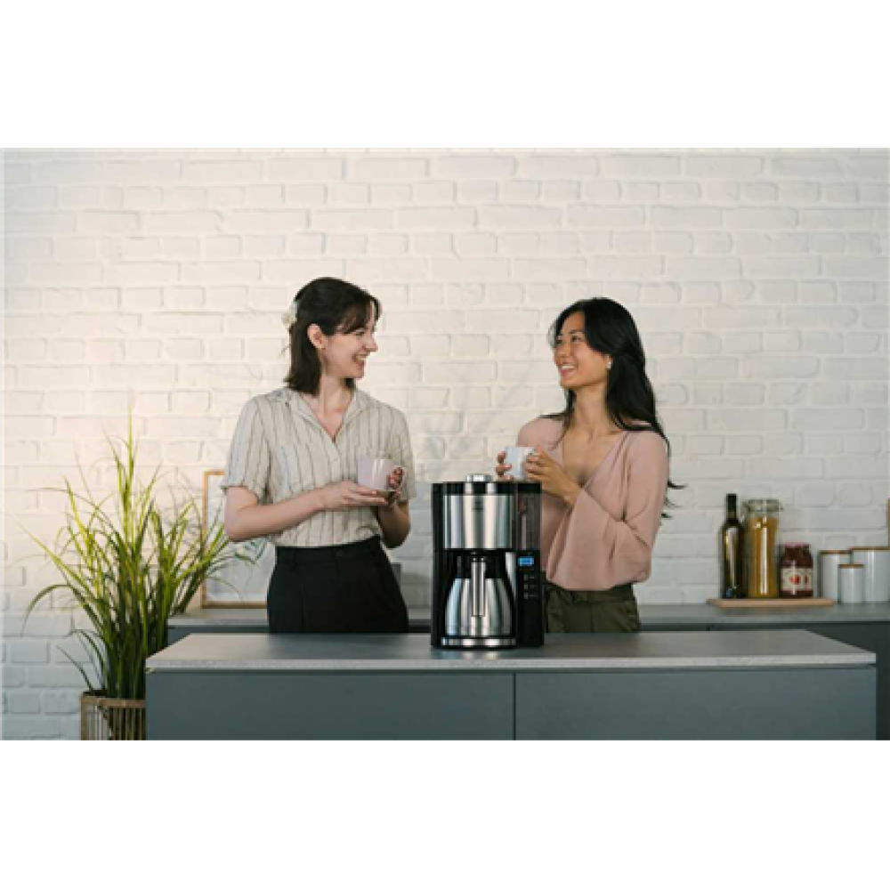 Melitta , Coffee Machine , 1025-18 , Drip , 1000 W , Silver/Black