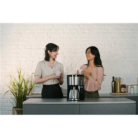 Melitta , Coffee Machine , 1025-18 , Drip , 1000 W , Silver/Black
