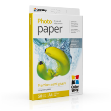 ColorWay Photo Paper, 50 sheets , 255 g/m² , A4 , Premium Semi-Glossy