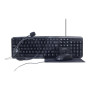 Gembird , 4-in-1 Multimedia office set , KBS-UO4-01 , Keyboard, Mouse, Pad and Headset Set , Wired , Mouse included , US , Black