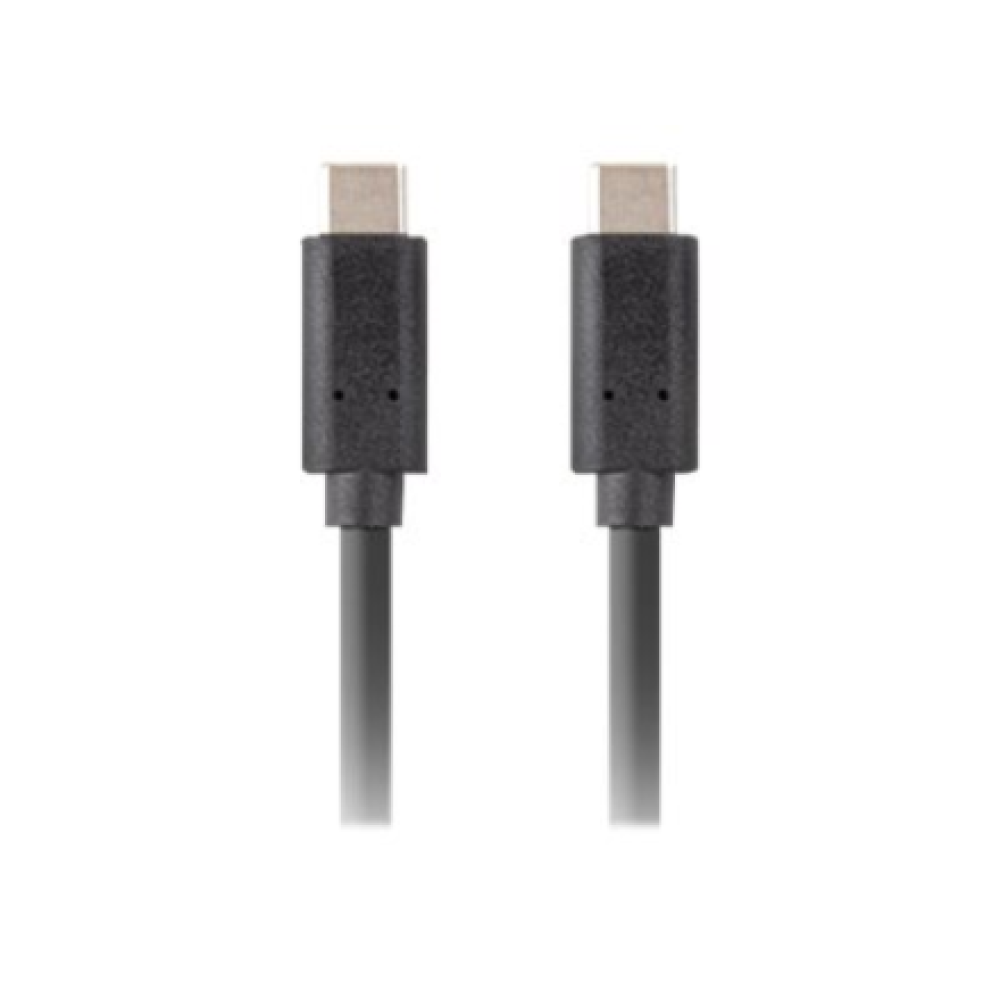 Lanberg USB-C 3.1 Gen 2 Cable, 10GB/s PD100W, 1 m , CA-CMCM-32CU-0010-BK , USB Type-C to USB Type-C