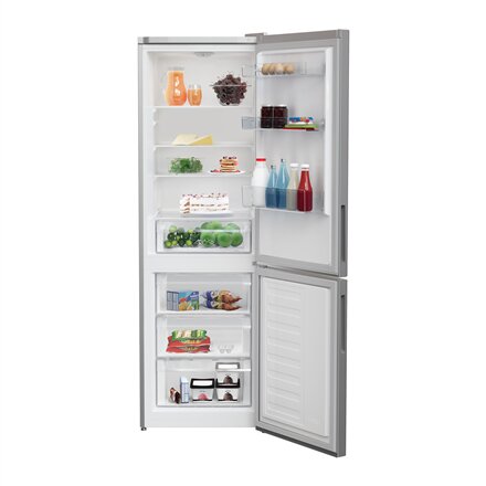 INDESIT Refrigerator , INKS 1361 S4E , Energy efficiency class E , Free standing , Combi , Height 185.2 cm , Fridge net capacity 223 L , Freezer net capacity 120 L , 38 dB , Silver