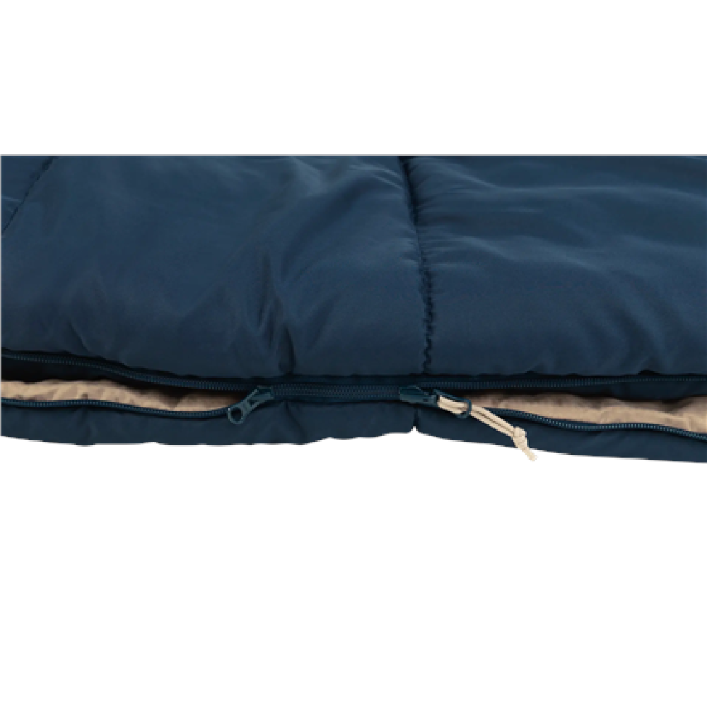 Outwell Contour Lux , Sleeping Bag , 220 x 85 cm , 2-way L-shape open-end with auto lock