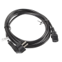 Lanberg , CEE 7/7 to IEC 320 C13 Power Cord , CA-C13C-11CC-0030-BK