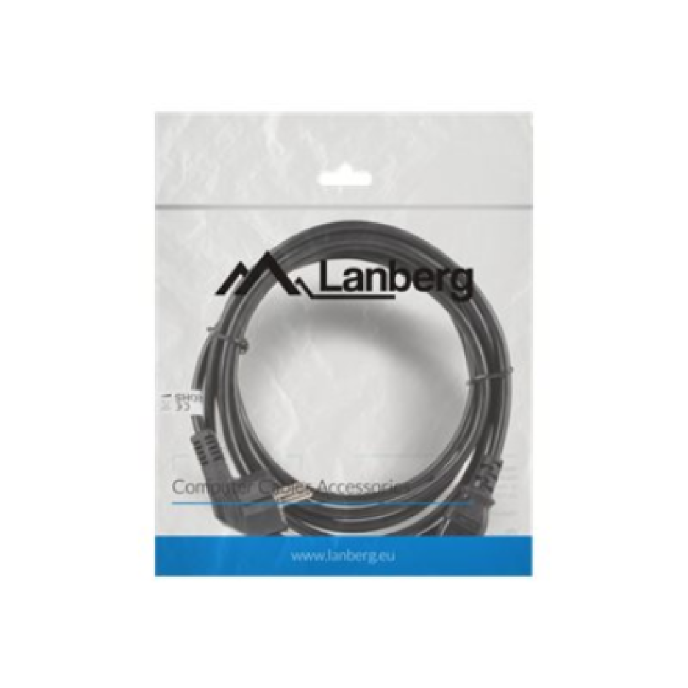 Lanberg , CEE 7/7 to IEC 320 C13 Power Cord , CA-C13C-11CC-0030-BK
