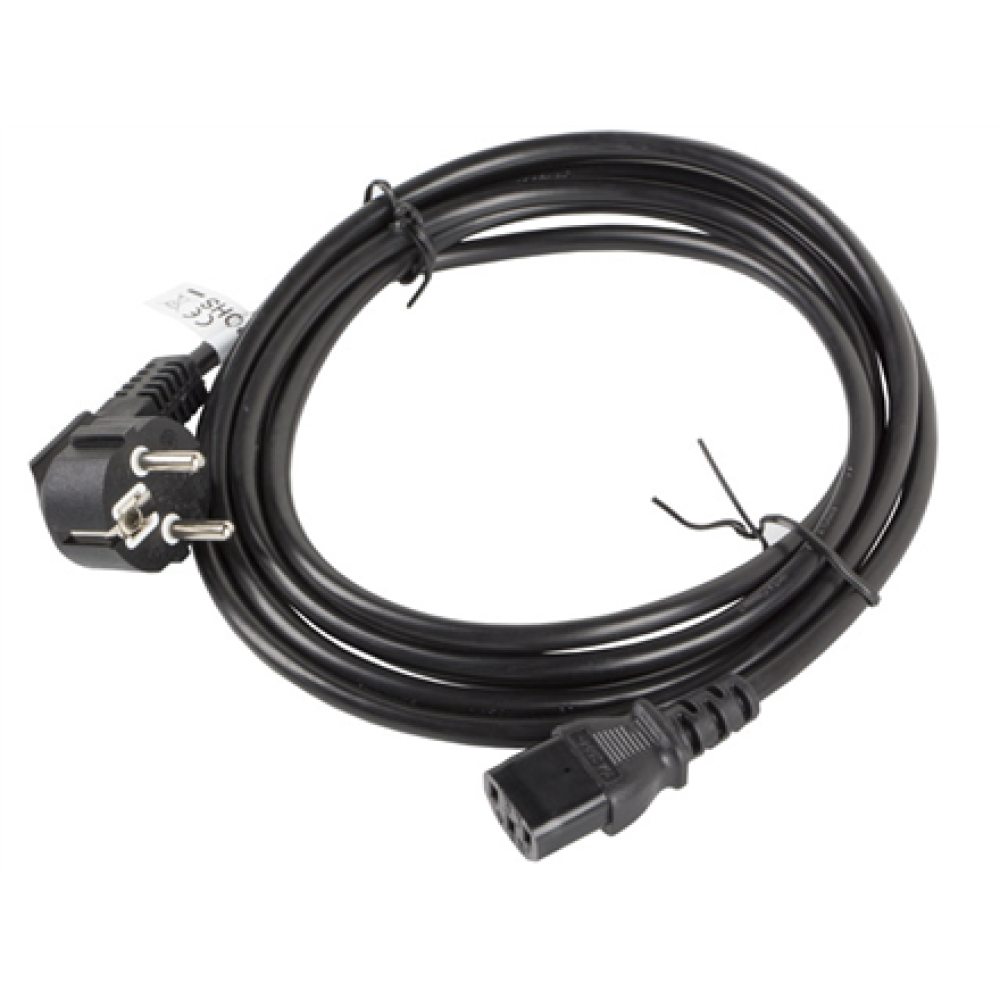 Lanberg , CEE 7/7 to IEC 320 C13 Power Cord , CA-C13C-11CC-0030-BK