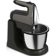 TEFAL , Hand Mixer , Powermix Silence HT654E38 , Hand Mixer , 600 W , Number of speeds 5 , Turbo mode , Dark grey