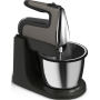 TEFAL , Hand Mixer , Powermix Silence HT654E38 , Hand Mixer , 600 W , Number of speeds 5 , Turbo mode , Dark grey