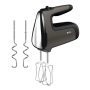 TEFAL , Hand Mixer , Powermix Silence HT654E38 , Hand Mixer , 600 W , Number of speeds 5 , Turbo mode , Dark grey