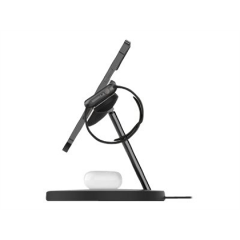 Belkin , Pro MagSafe 3in1 Wireless Charging Stand + AC Power Adapter , BOOST CHARGE