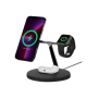 Belkin , Pro MagSafe 3in1 Wireless Charging Stand + AC Power Adapter , BOOST CHARGE