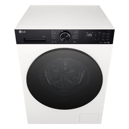 LG , Washing machine , F4X5011TKB , Energy efficiency class A , Front loading , Washing capacity 11 kg , 1400 RPM , Depth 57 cm , Width 60 cm , Display , LED , White