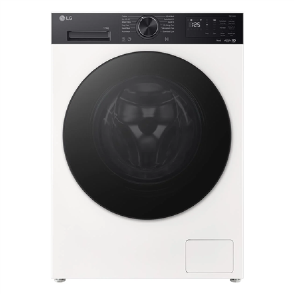 LG Washing machine , F4X5011TKB , Energy efficiency class A , Front loading , Washing capacity 11 kg , 1400 RPM , Depth 57 cm , Width 60 cm , Display , LED , White
