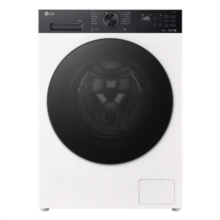 LG , Washing machine , F4X5011TKB , Energy efficiency class A , Front loading , Washing capacity 11 kg , 1400 RPM , Depth 57 cm , Width 60 cm , Display , LED , White
