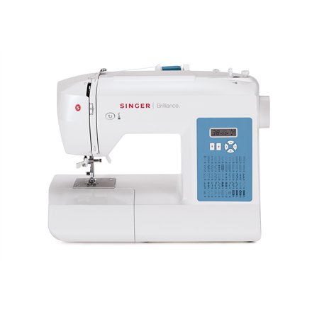 Singer , Sewing Machine , 6160 Brilliance , Number of stitches 60 , Number of buttonholes 6 , White