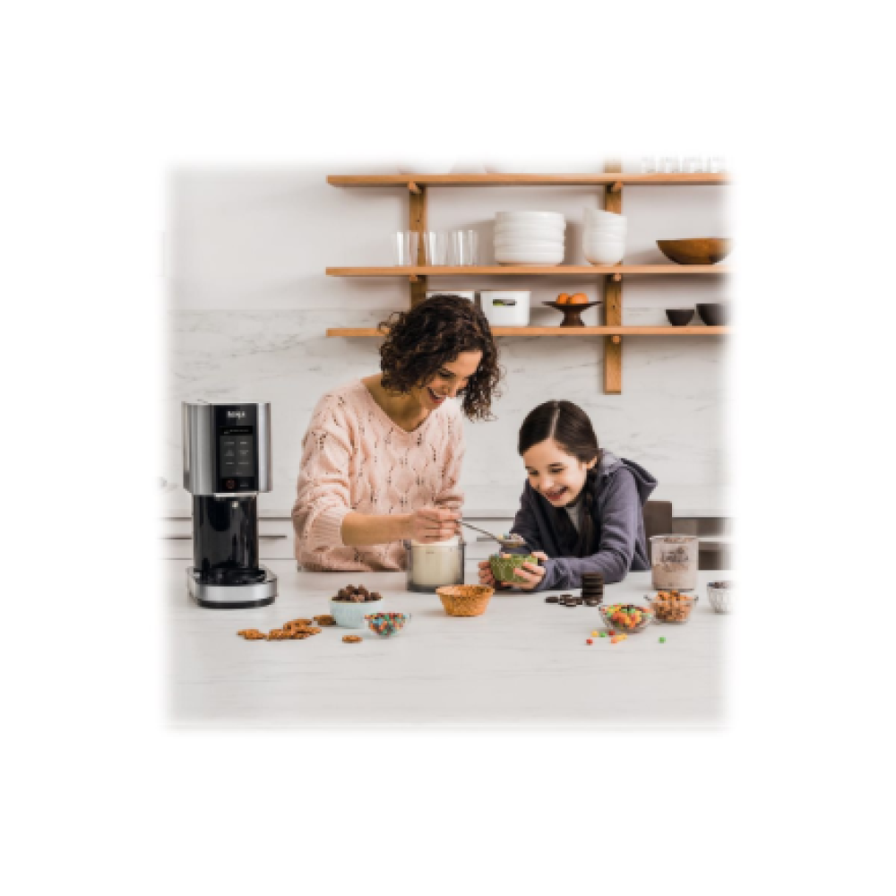 NC300EU NINJA , Ice Cream Maker , NC300EU , Power 800 W , Capacity 3 x 0.473 L , Black/Grey