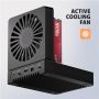 AXAGON ADSA-M2C44 USB4 docking station for 4x M.2 NVMe SSDs with disk cloning function without a PC