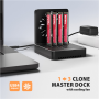 AXAGON ADSA-M2C44 USB4 docking station for 4x M.2 NVMe SSDs with disk cloning function without a PC