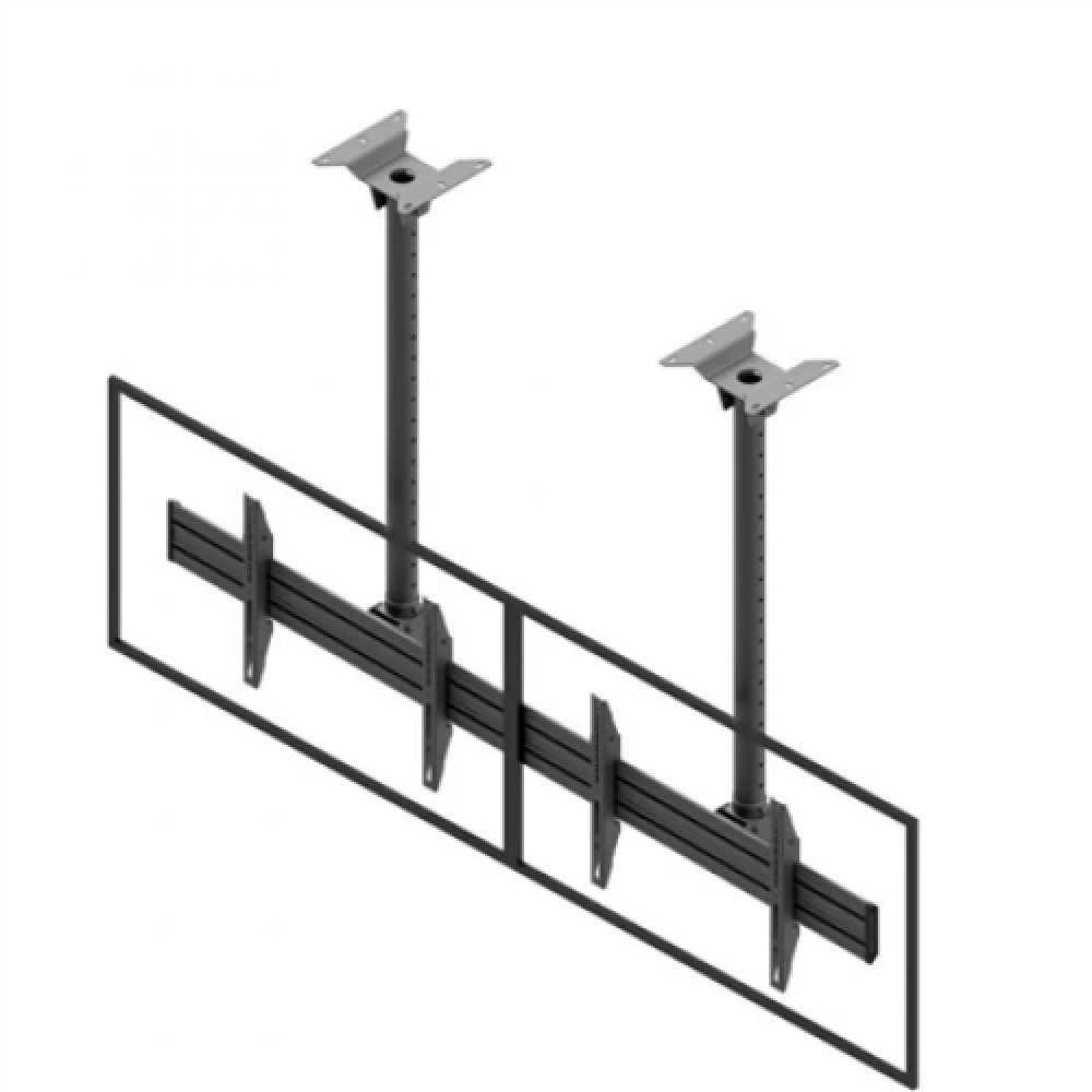 EDBAK , Ceiling mount , MBV2155-L , 50-57 , Maximum weight (capacity) 140 kg , Black
