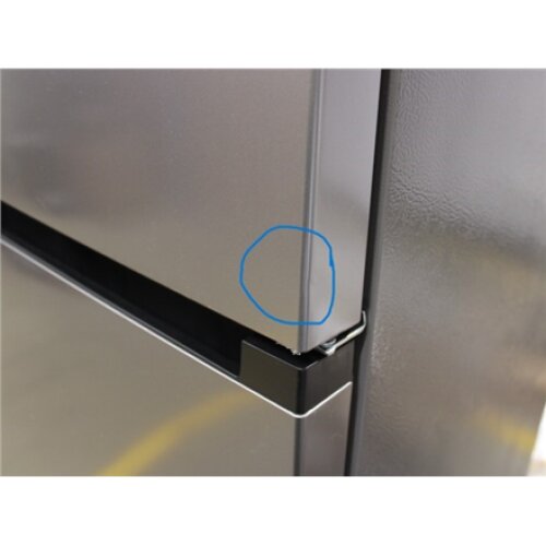 SALE OUT. Gorenje RF4141PS4 Refrigerator, F, Free standing, Height 143,4 cm, Net Fridge 165 L, Freezer 41 L, Grey,NO ORIGINAL PACKAGING, SCRATCHED ON TOP, DENTS ON THE DOOR , Gorenje Refrigerator , RF4141PS4 , Energy efficiency class F , Free standing , D
