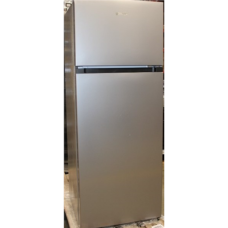 SALE OUT. Gorenje RF4141PS4 Refrigerator, F, Free standing, Height 143,4 cm, Net Fridge 165 L, Freezer 41 L, Grey,NO ORIGINAL PACKAGING, SCRATCHED ON TOP, DENTS ON THE DOOR , RF4141PS4 , Refrigerator , Energy efficiency class F , Free standing , Double Do