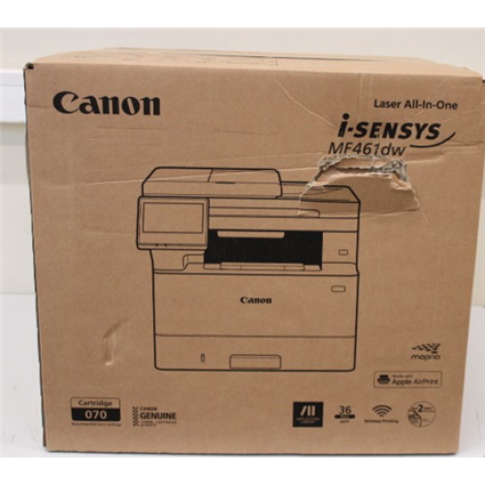 Canon i-SENSYS , MF461dw , Laser , Mono , All-in-one , A4 , Wi-Fi , DAMAGED PACKAGING, SCRATCHES ON SIDE