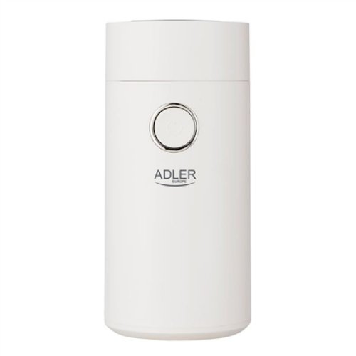 Adler , Coffee grinder , AD4446wg , 150 W , Coffee beans capacity 75 g , Lid safety switch , White