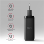 AXAGON GaN wallcharger, 3x port (USB-A + 2x USB-C), PD3.0/PPS/QC4+/SFC2.0/AFC/SCP/FCP/Apple, 100W , ACU-DPQ100