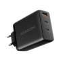 AXAGON GaN wallcharger, 3x port (USB-A + 2x USB-C), PD3.0/PPS/QC4+/SFC2.0/AFC/SCP/FCP/Apple, 100W , ACU-DPQ100