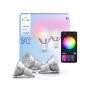 Philips Hue E WCA 345 GU10 3P EU , E27 , 8 W , 16 million colors, White and colored light
