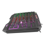 Fury HELLFIRE 2 Gaming keyboard RGB LED light US Wired Black 1.45 m