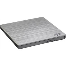 H.L Data Storage , Ultra Slim Portable DVD-Writer , GP60NS60 , Interface USB 2.0 , DVD±R/RW , CD read speed 24 x , CD write speed 24 x , Silver , Desktop/Notebook