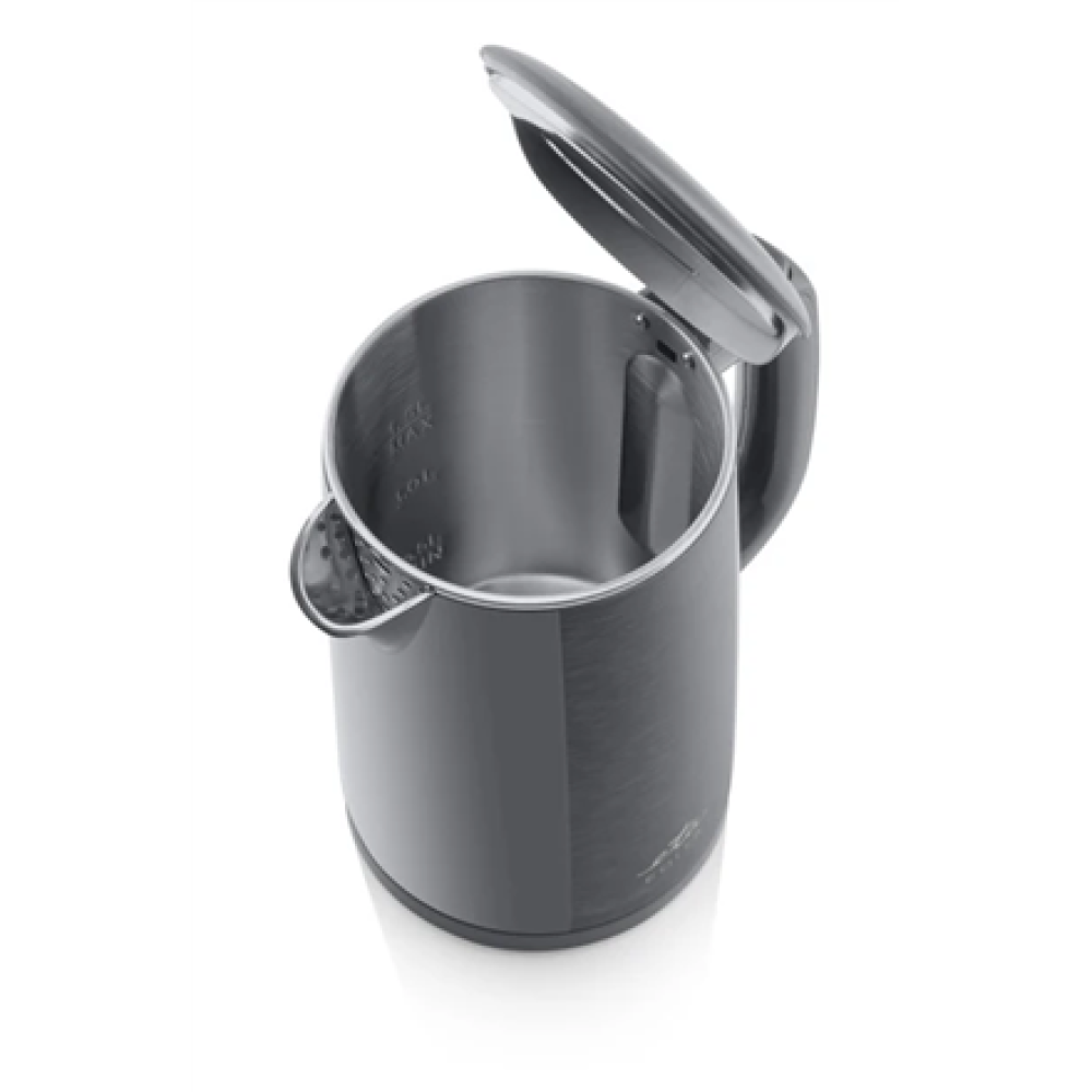 ETA Kettle , ETA859590020 EDITA , Electric , 2200 W , 1.5 L , Stainless steel , 360° rotational base , Gray