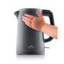 ETA Kettle , ETA859590020 EDITA , Electric , 2200 W , 1.5 L , Stainless steel , 360° rotational base , Gray