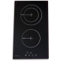 Simfer , Hob , H3.020.DEBSP , Vitroceramic , Number of burners/cooking zones 2 , Touch , Black