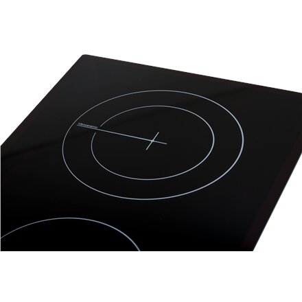 Simfer , Hob , H3.020.DEBSP , Vitroceramic , Number of burners/cooking zones 2 , Touch , Black