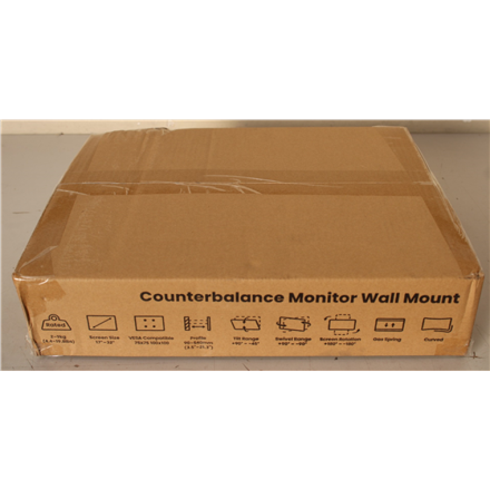 SALE OUT. , Logilink Wall mount , Tilt, swivel, rotate , 17-32 , Maximum weight (capacity) 9 kg , DAMAGED PACKAGING , Black