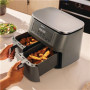 NINJA Double hot air fryer , DZ300EU , Power 2400 W , Capacity 7.6 L , Grey