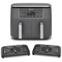 NINJA Double hot air fryer , DZ300EU , Power 2400 W , Capacity 7.6 L , Grey